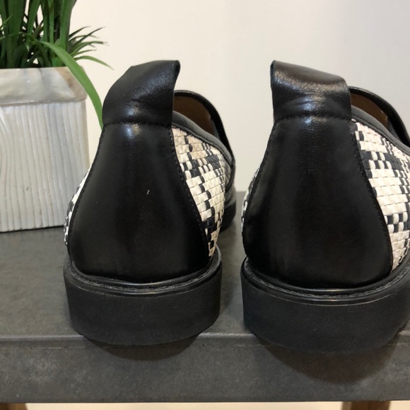 everlane street shoe.black and white plaid - Picture 6 of 6